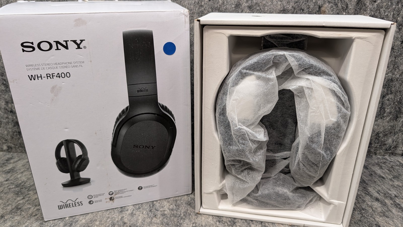 Sony WH-RF400 Wireless Home Theater Headphone System for TV – No Adapter