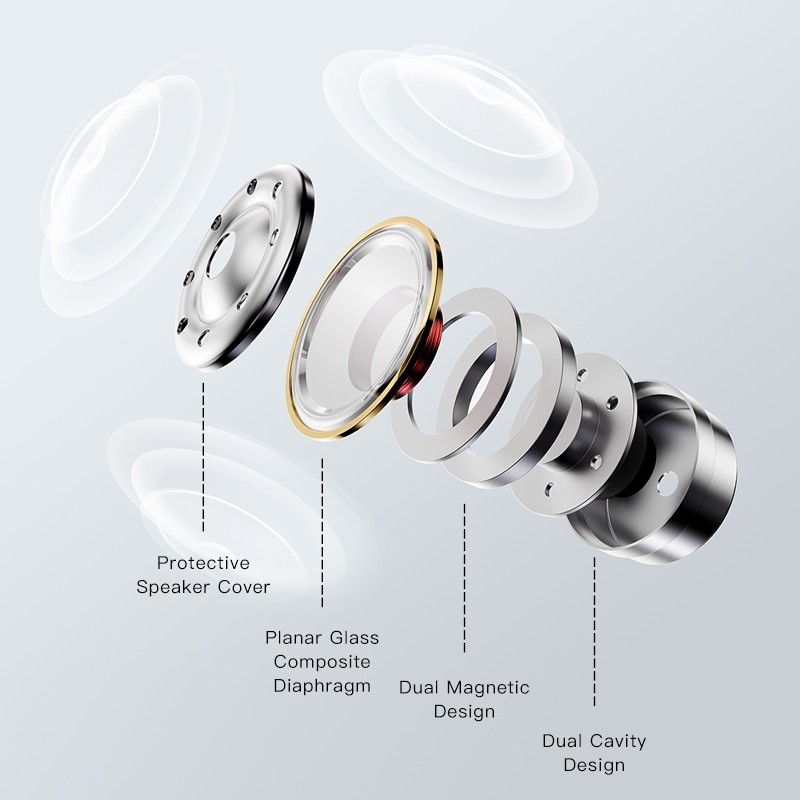 TWISTURA Beta Flagship 11mm Glass Diaphragm Dynamic Wired In-Ear Earphones