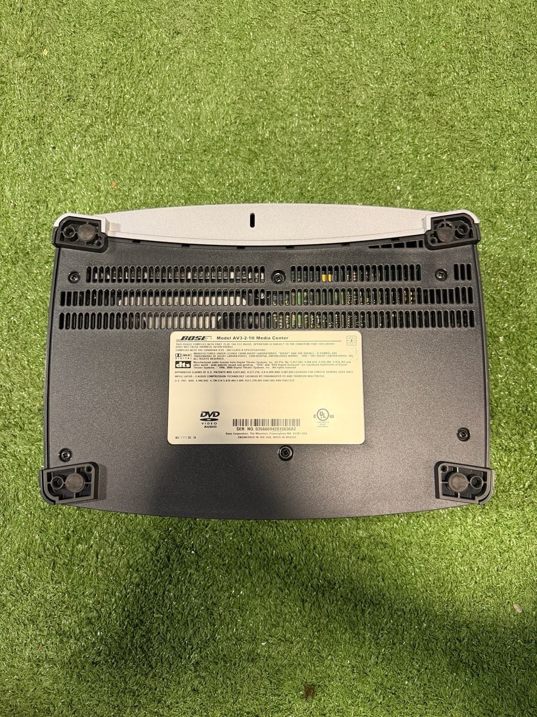 Bose 3-2-1 Media Center Model AV3-2-1II