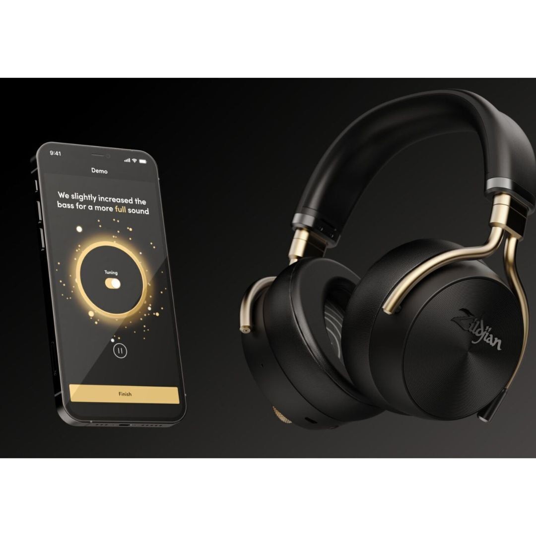 Zildjian ALCHEM E Perfect Tune Over Ear Black Headphones with Bluetooth 5.3