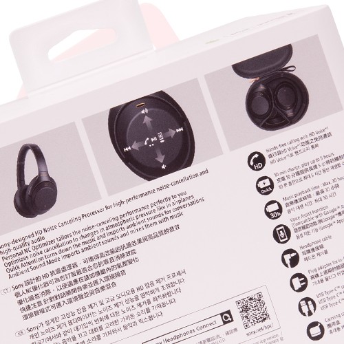 USED!! Sony WH-1000XM4 Wireless NoiseCanceling Over-Ear Headphones Black