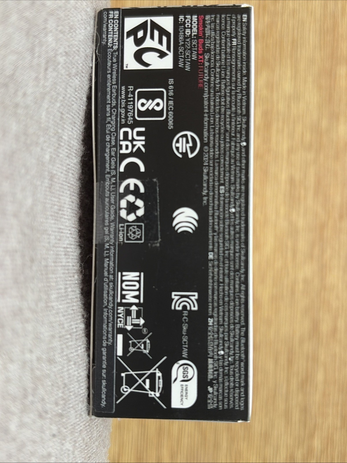Skullcandy Smokin Buds XT -Brand New