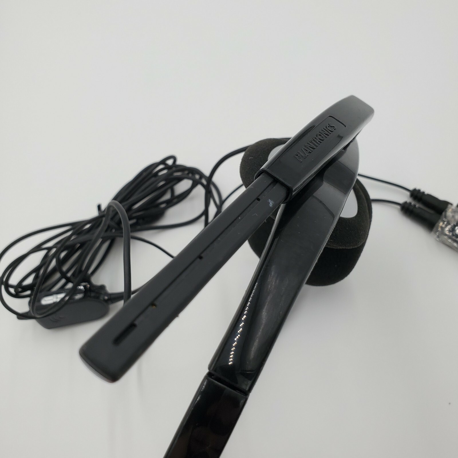 Plantronics .Audio 625 USB Stereo Headset Mic Dual 3.5mm Jack USB Adapter Analog