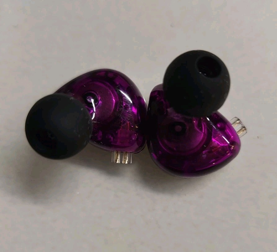 KZ ZS10 Pro, Linsoul 4BA+1DD 5 Driver in-Ear HiFi Earphones with Mic, Purple