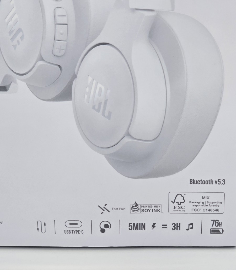 JBL Tune 720BT Wireless Bluetooth Over-Ear Headphones Multipoint Foldable 2024