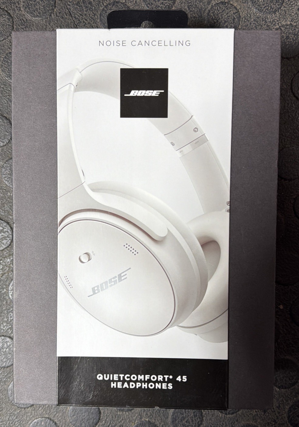 Bose QuietComfort 45 Noise Canceling Bluetooth Headphones – White Smoke – SEALED