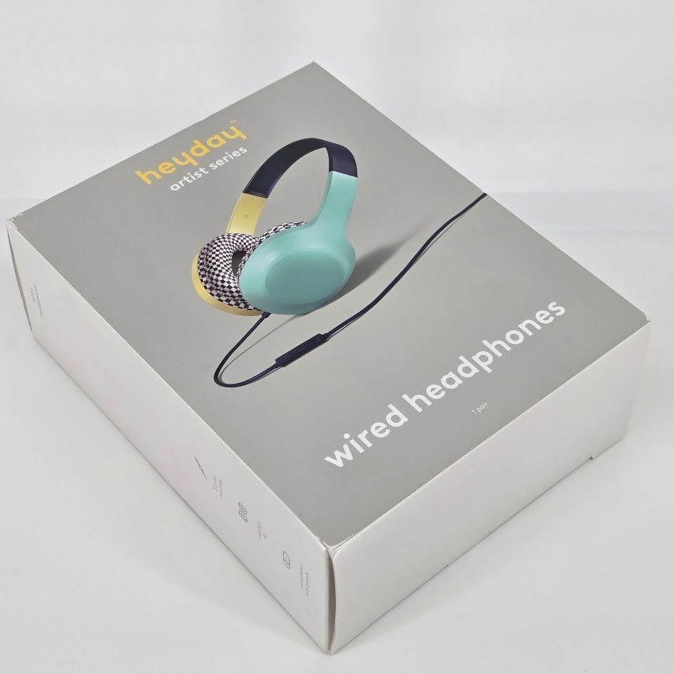 Heyday Wired On-Ear Headphones with Microphone, 3.5mm Jack – Marvin Chang – New