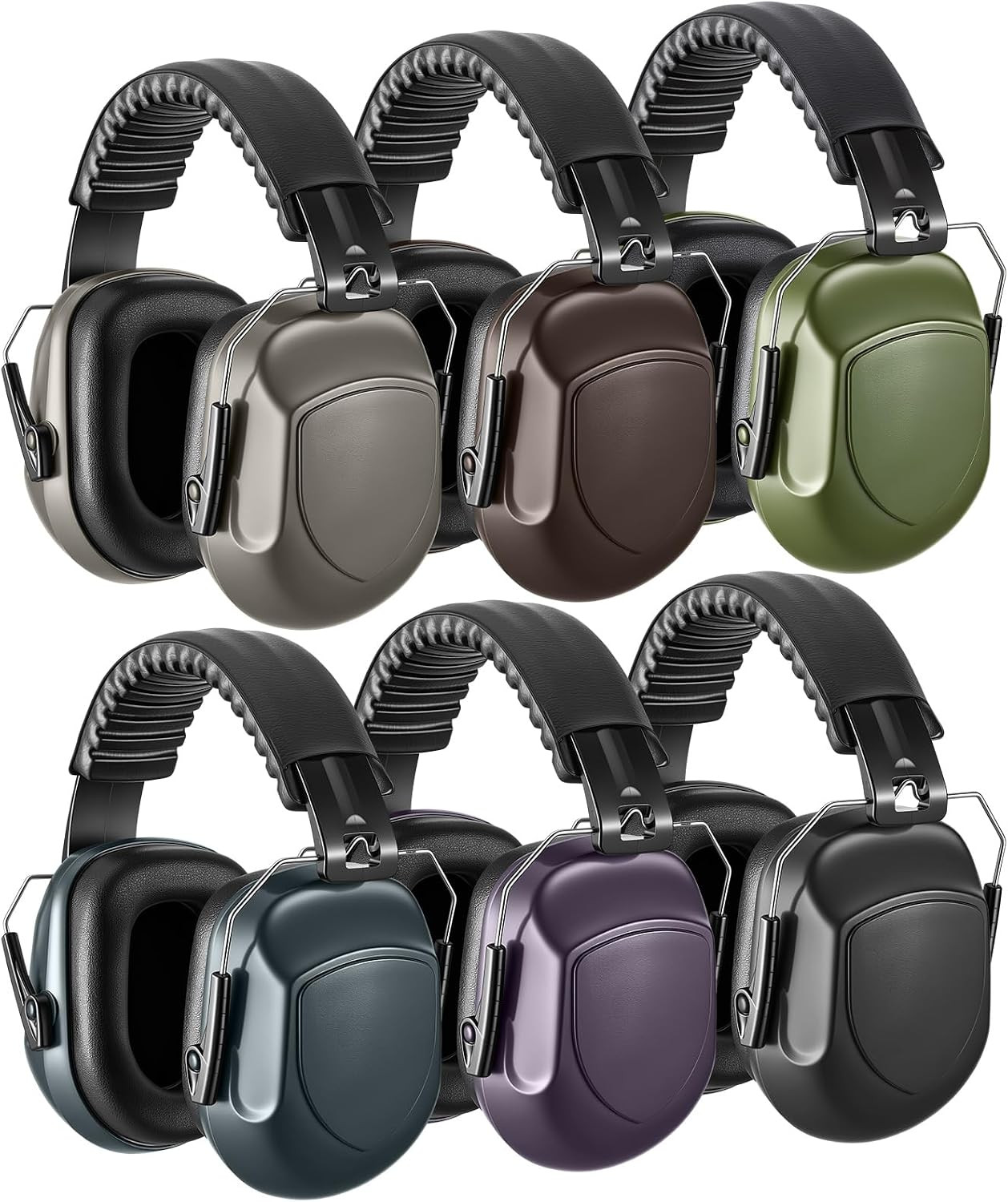 6 Pcs Noise Cancelling Headphones Kids Adult Ear Muffs Bulk, Ear Protection 27Db