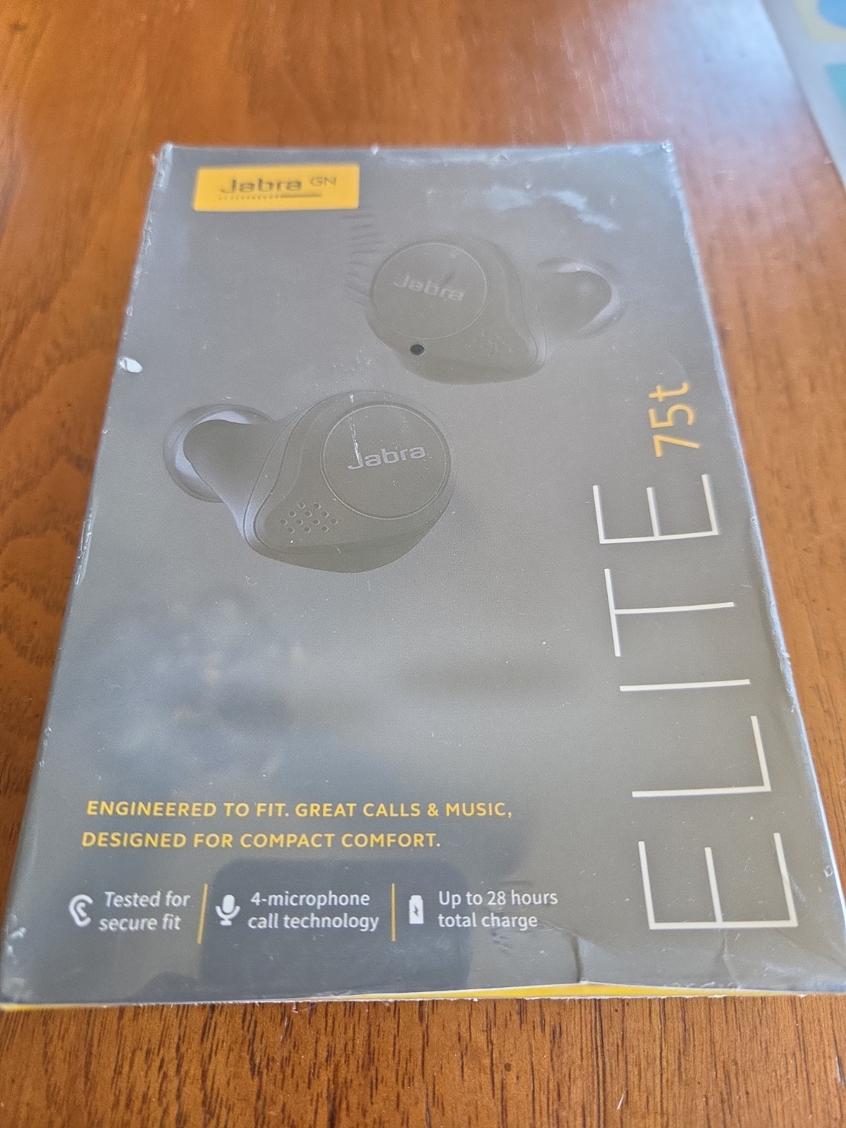 Jabra Elite 75t Wireless Replacement Left Side Earbud- Black Unknown Quality (E)