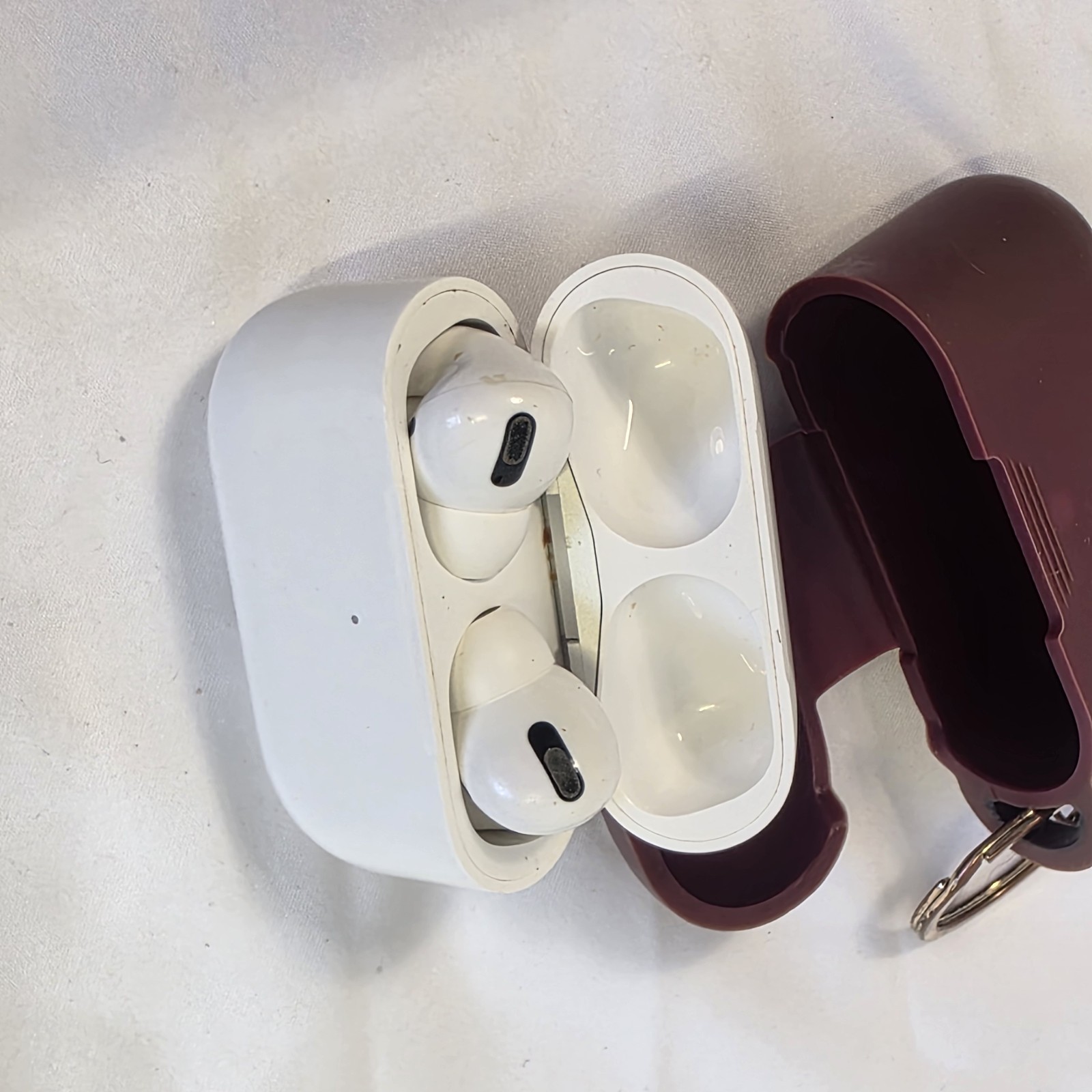 Apple AirPods Pro BT In-Ear Earbuds w/ Charging Case, Purple Cover AC#13-1085