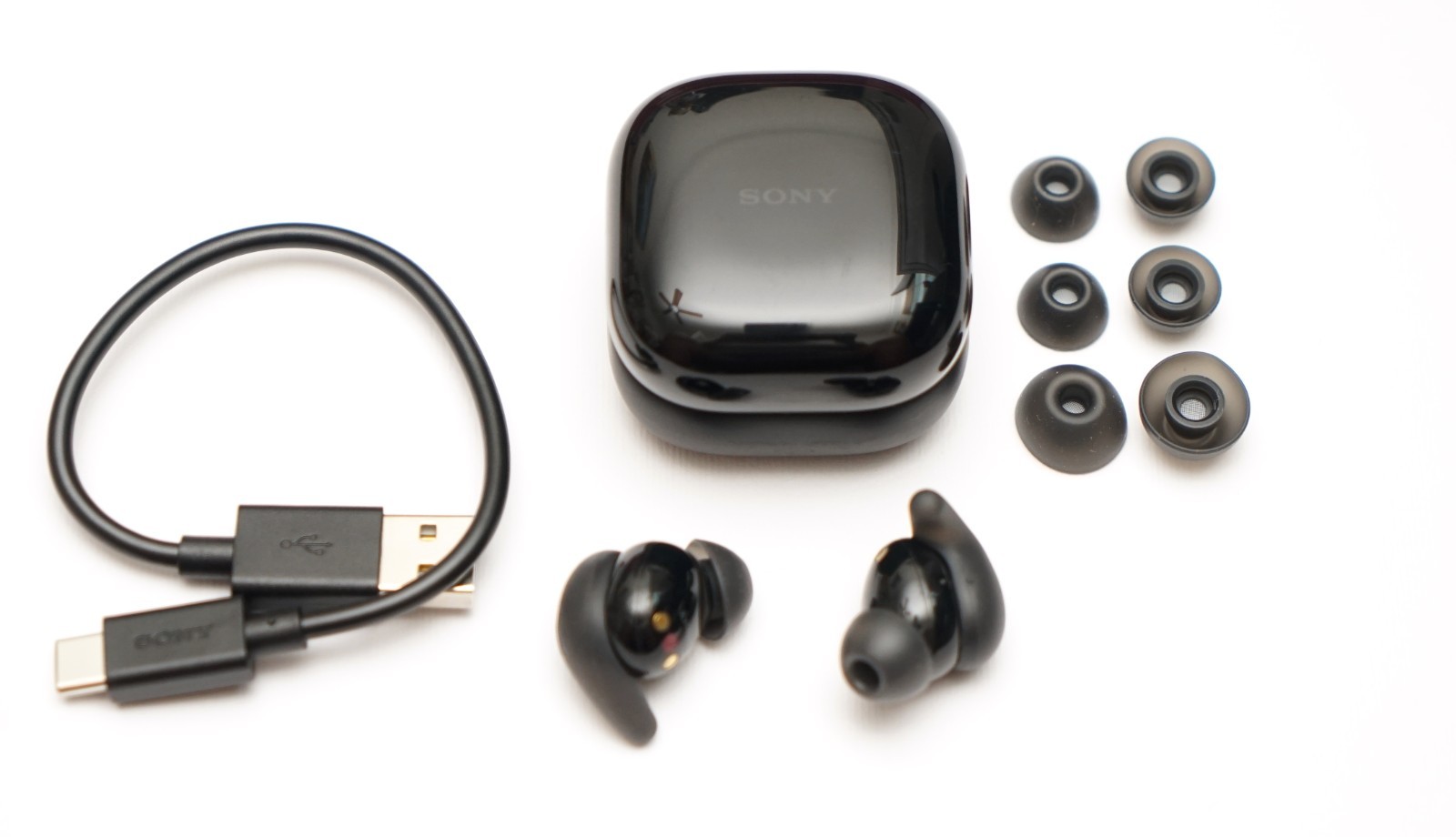 Sony WF-LS910 Link Buds Wireless Noise Canceling Earbuds WF-LS910/B Black
