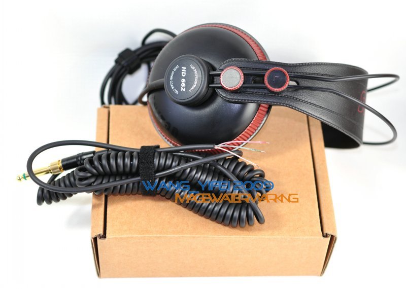 DIY Replacement Coiled DJ Cable Wire Line For Superlux Headphone Headsets 1M-3M