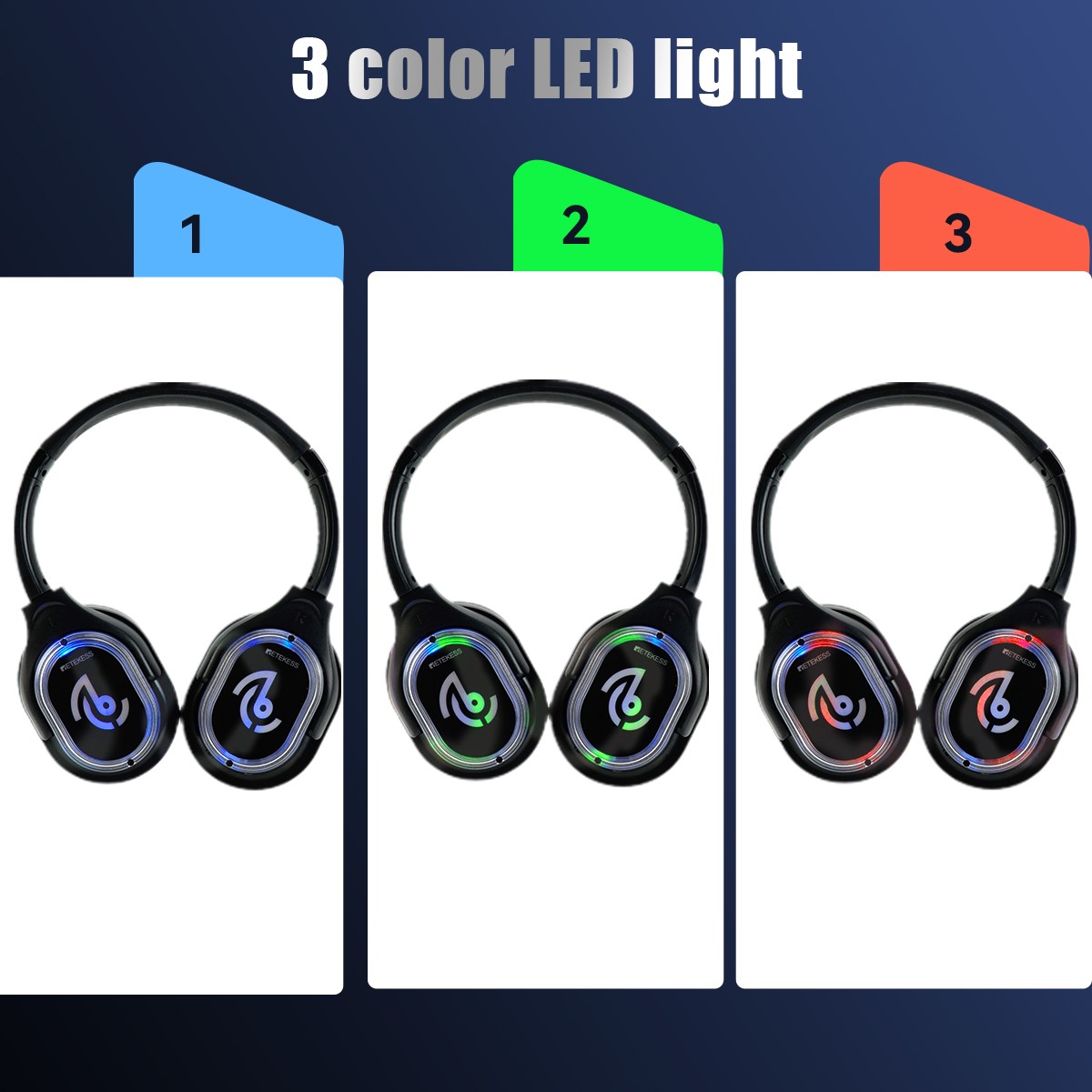 TA003 Silent Disco Headphone System,Silent Disco Party Headphones Home Movie lot