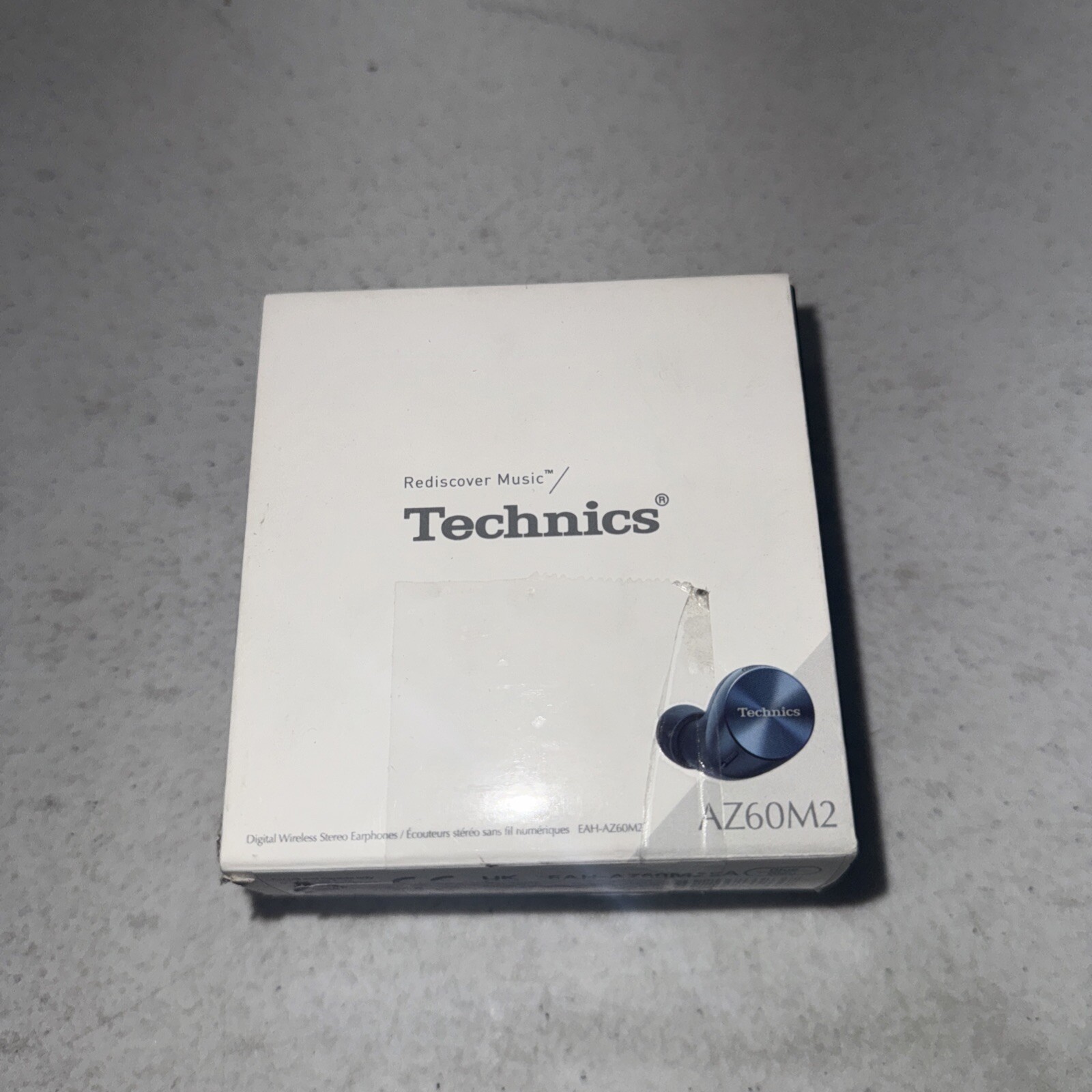 Technics Headphones EAH-AZ60M2EA, True Wireless, Hybrid Noise Canceling, Blue