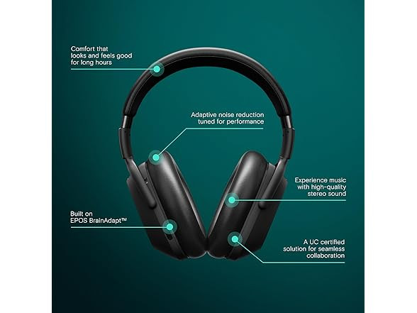 EPOS Adapt 660 ANC Wireless Headset Teams UC NEW w/ USB Dongle Sennheiser