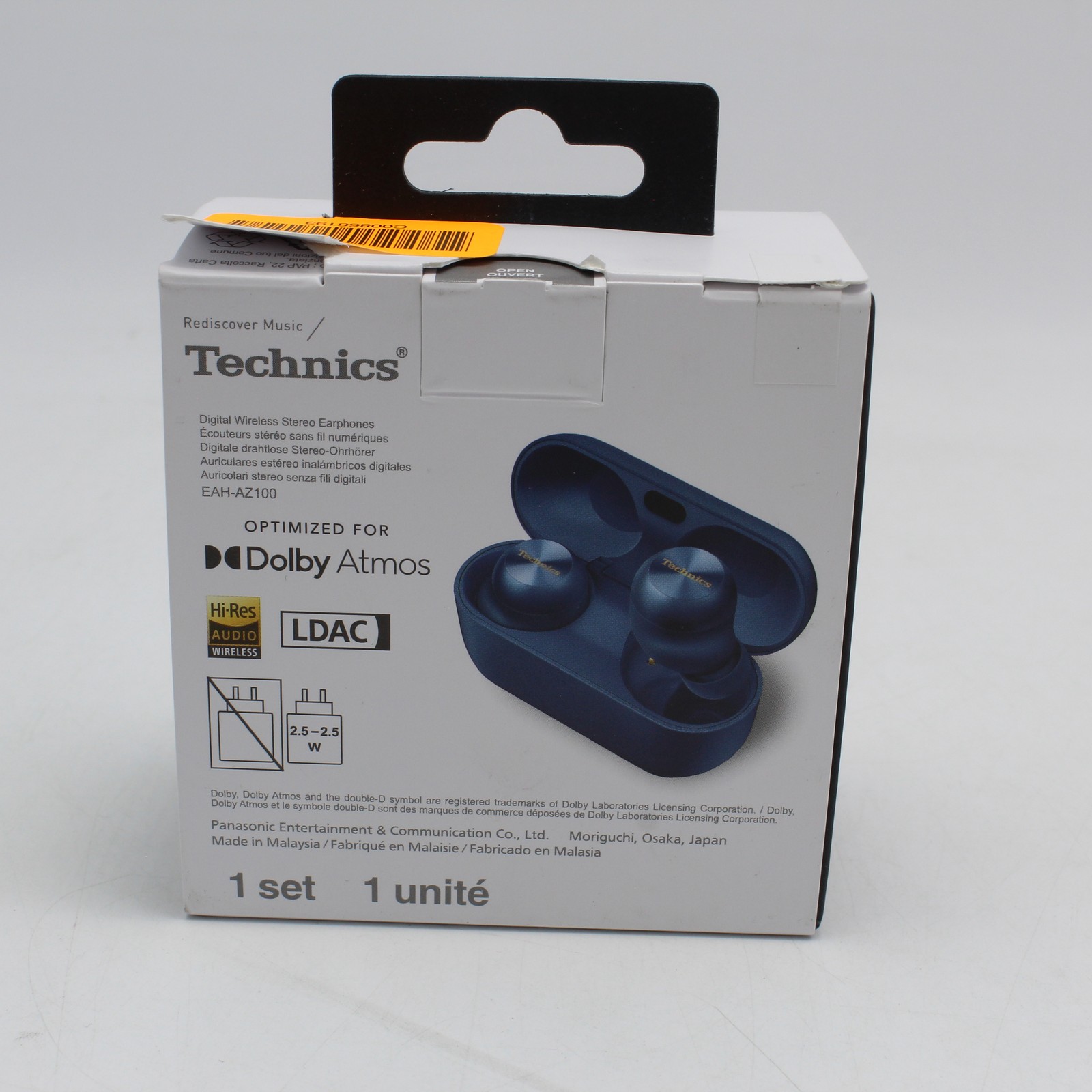 Technics AZ100 Reference Class Hi-Fi True Wireless Earbuds Blue (EAH-AZ100P-A)