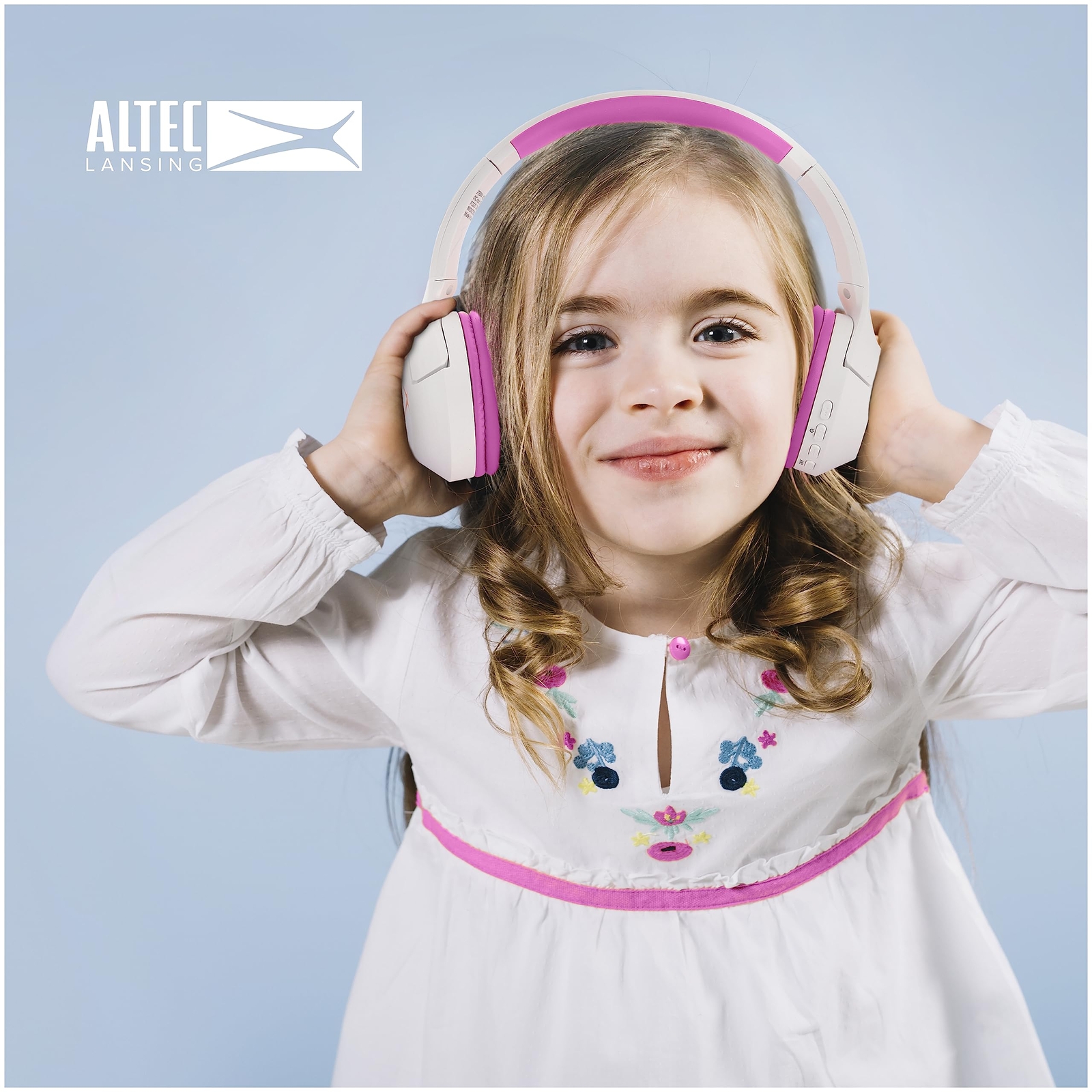 Altec Lansing Kid Safe Noise Cancelling Wireless Headphones 15H Battery, 85dB