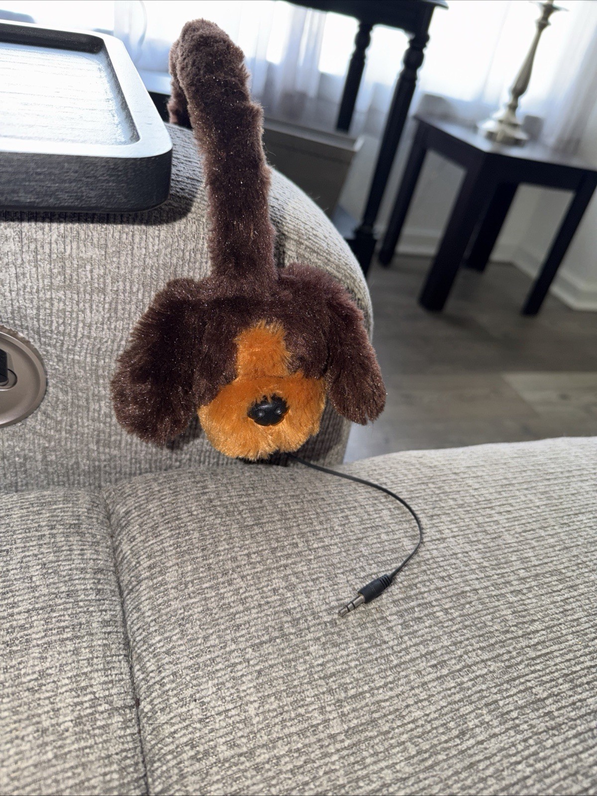 Brown And Black PuppyWired Headphones for Kids with Microphone 3.5mm Jack On Ear