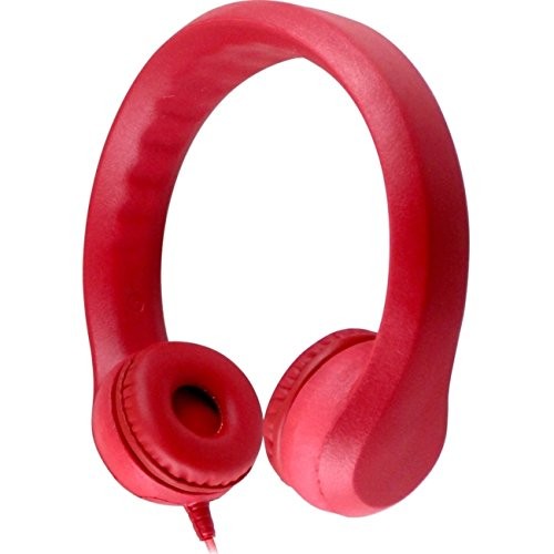 Hamilton Buhl Flex Phones Foam Headphones 3.5mm Plug Black (KidsRED)