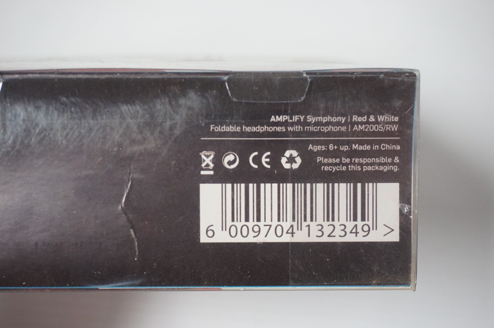 Amplify Symphony Headphones with Microphone – New old stock – Still in Package