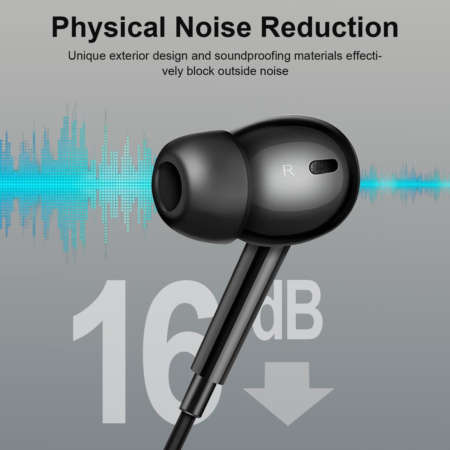 2-Pack USB-C Headphones With Mic, Volume & Media Playback Controls – Black