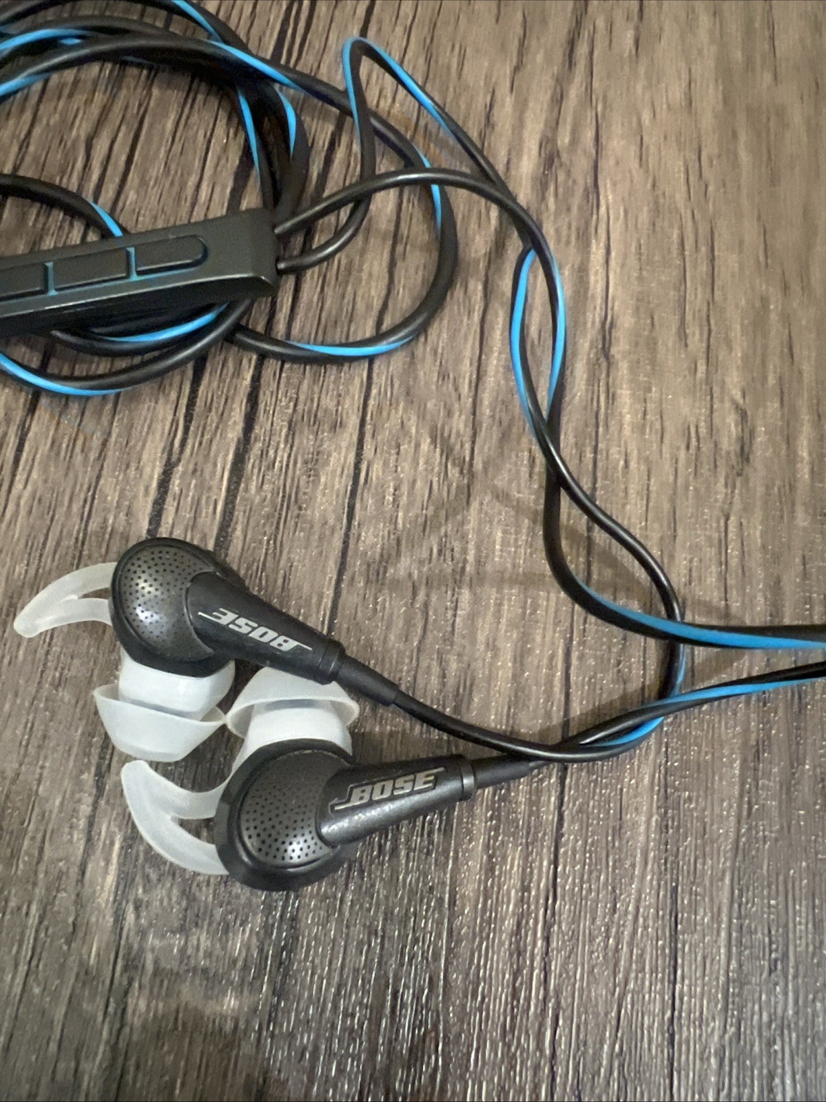 Bose QuietComfort 20 Headphone Noise Cancelling QC20 Earbuds Blue/Black – TESTED
