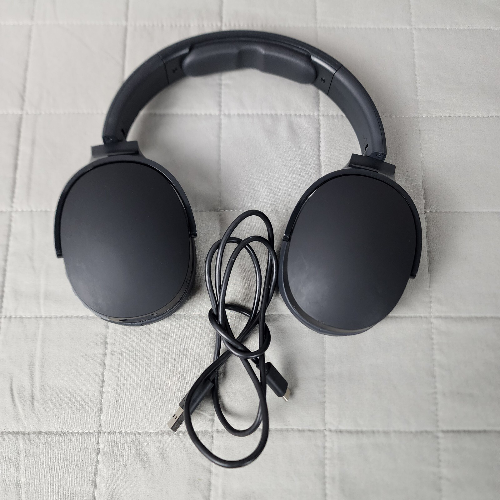 Skullcandy Hesh Evo Headphones Over-Ear Black Wireless Tile Built In Read*