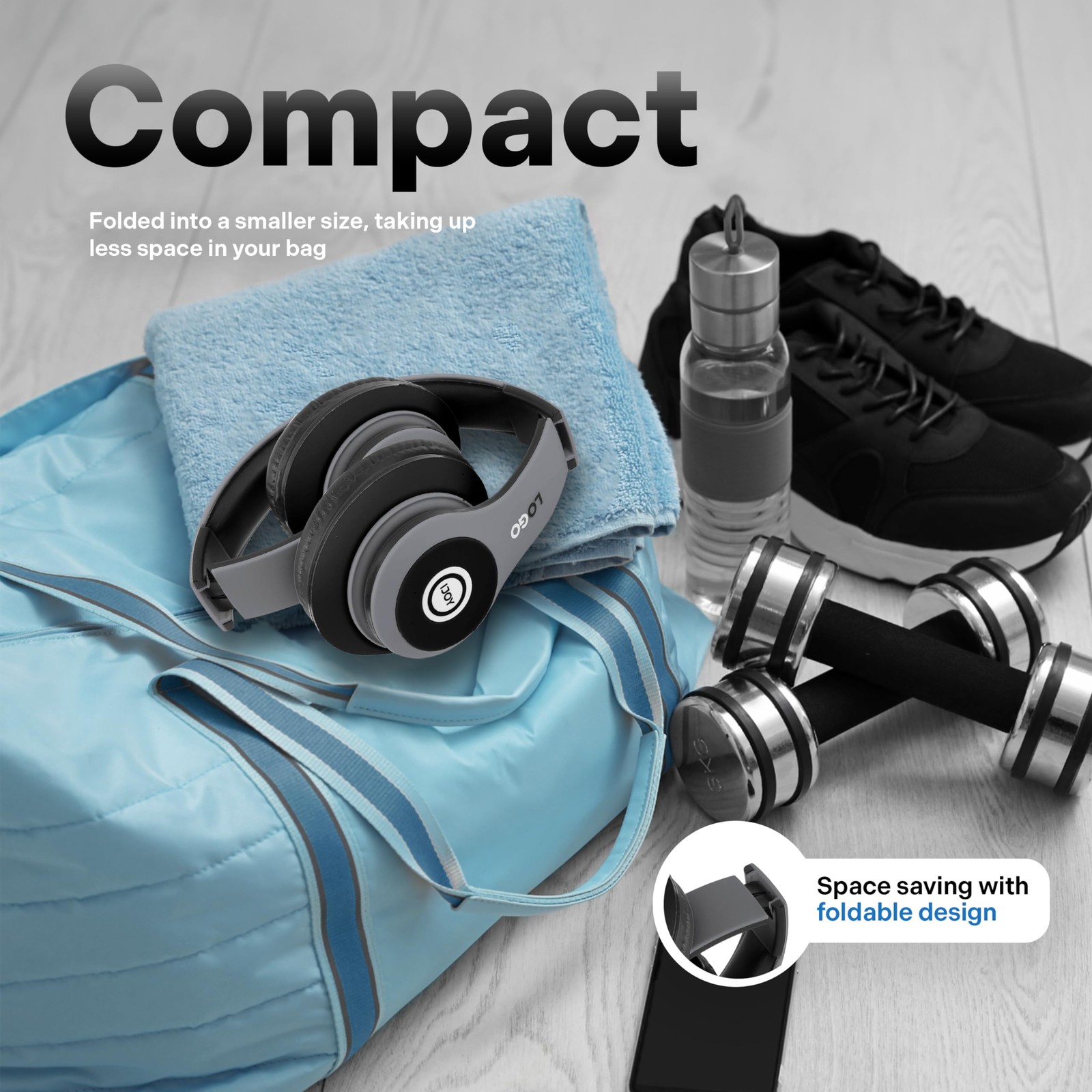Bluetooth Headphones Wireless Over Ear Foldable Headset FM SD Slot Adult Kids