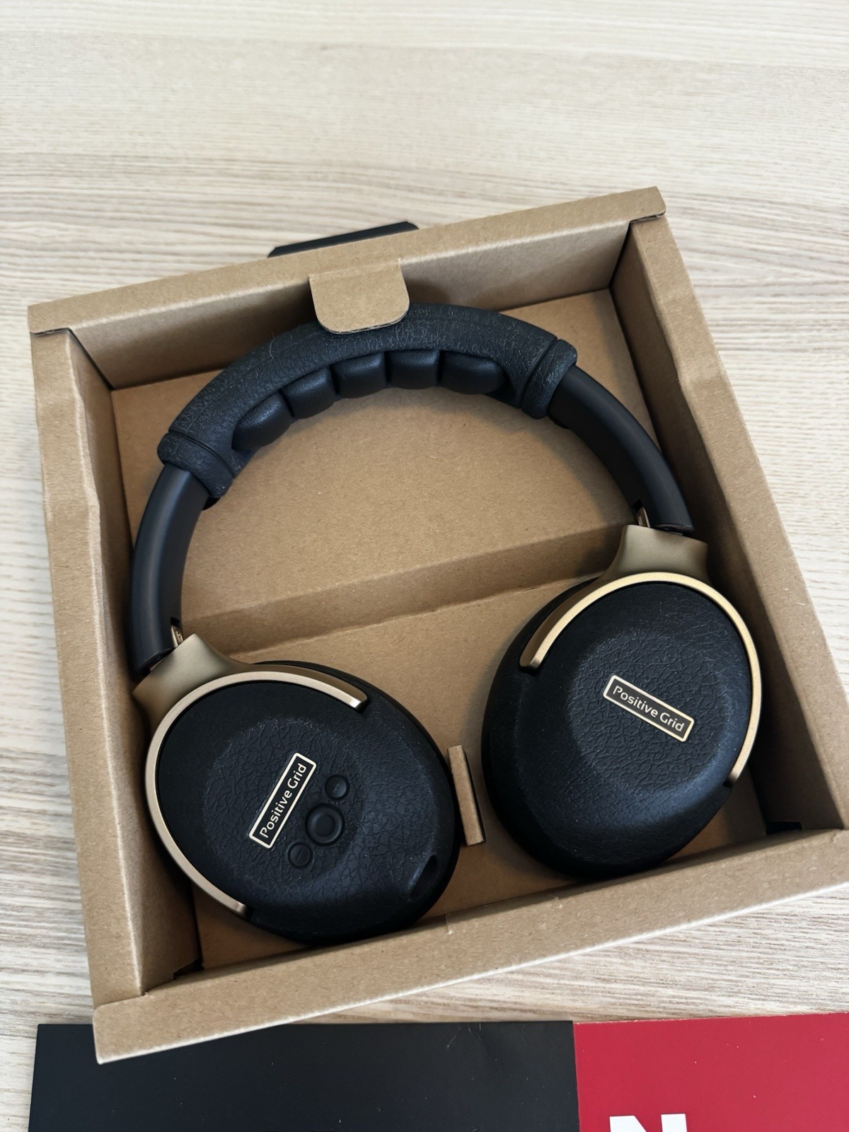 Positive Grid Spark NEO Wireless Over-Ear Headphones w/ Mic Black/Gold