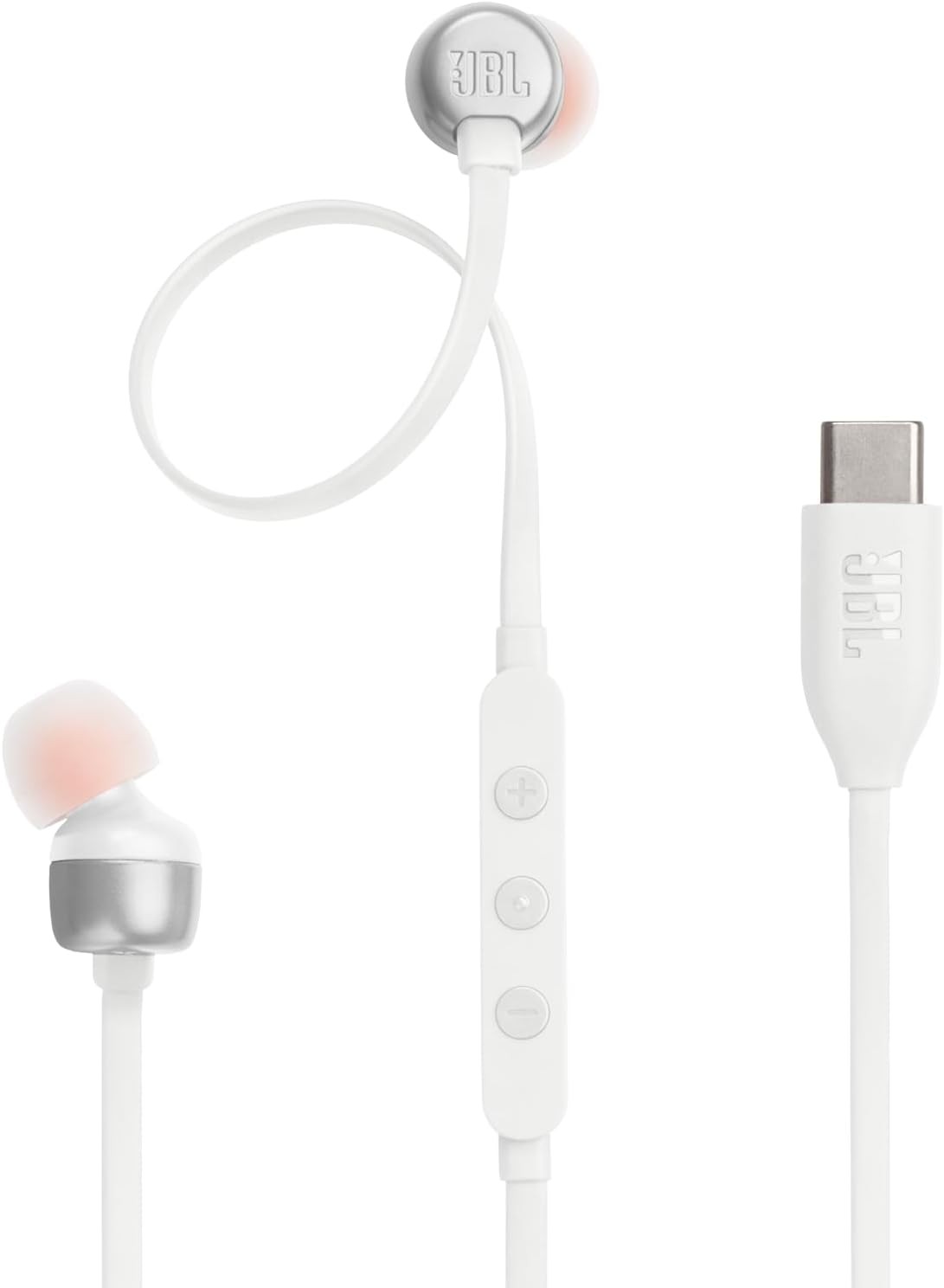 JBL Tune 310C Wired Hi-Res In-Ear Headphones White