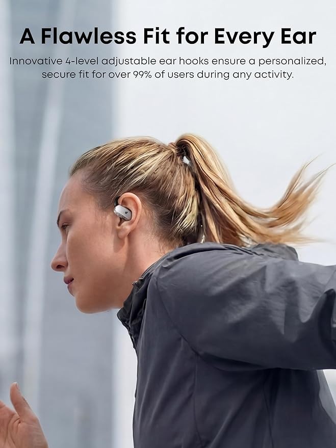 Soundcore V40i, Open-Ear Headphones, 4 Adjustable Positions for Every Ear size