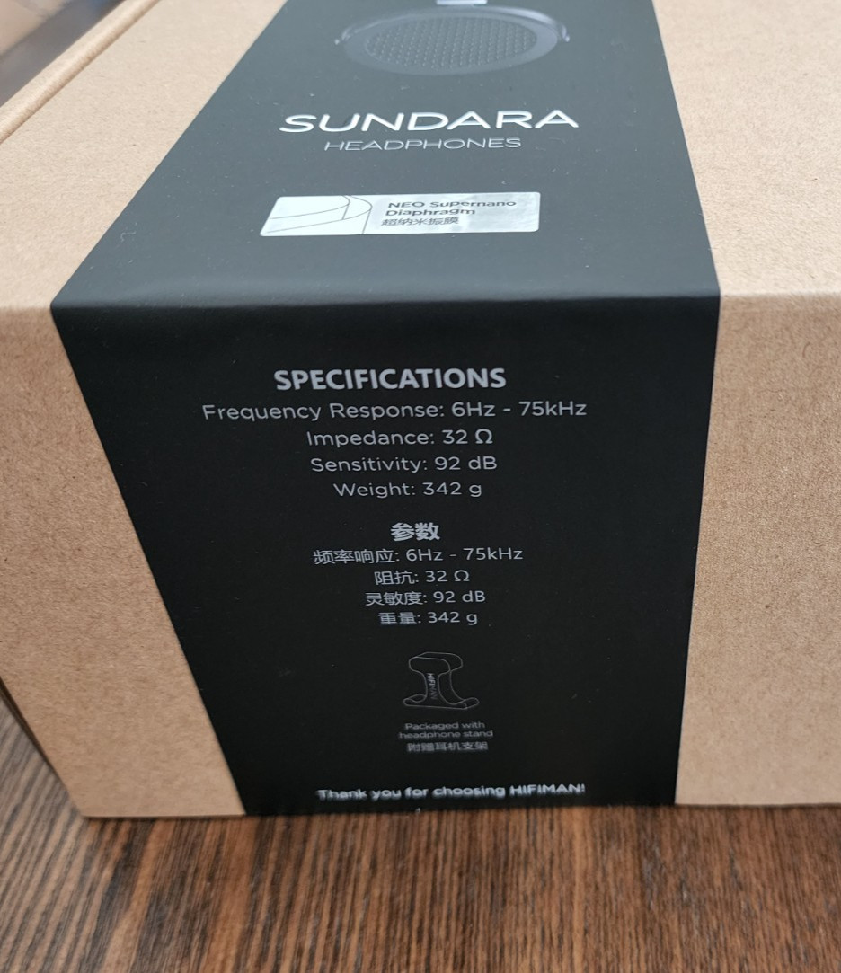 SUNDARA Hi-Fi Planar Magnetic Headphone with 3.5mm Connectors – Brand New