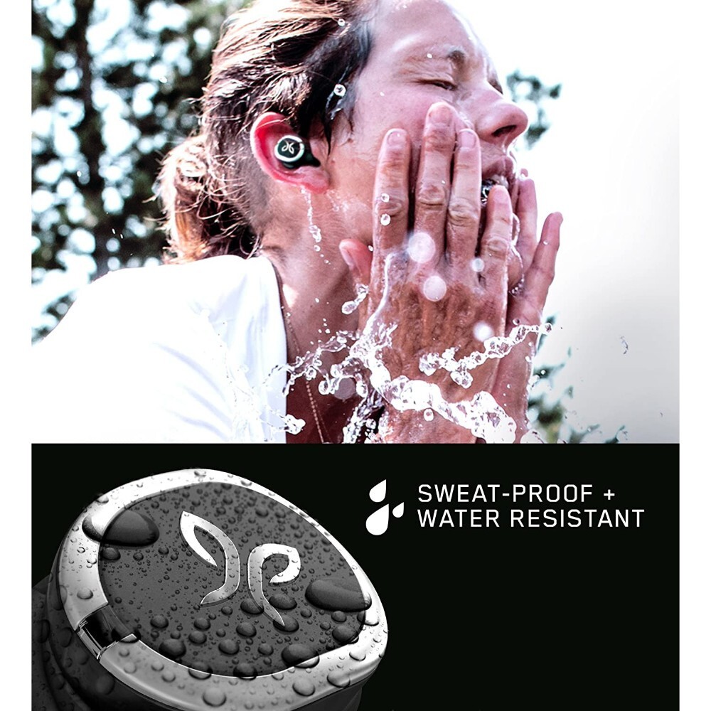 Jaybird RUN True Wireless Bluetooth Headphones Sweat-Proof Water Resistant Jet