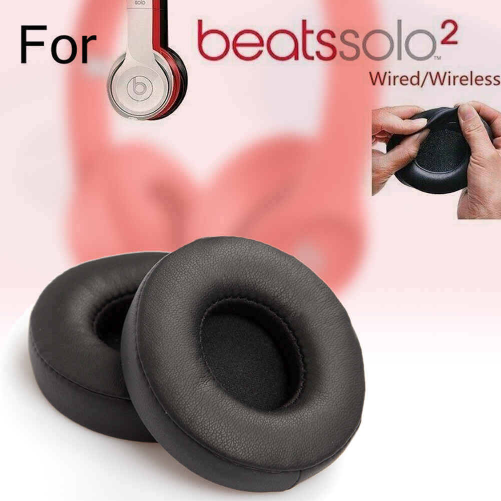 Professional Memory Foam Ear Pad Cushion Replacement for Beats Solo 2 & Solo 3