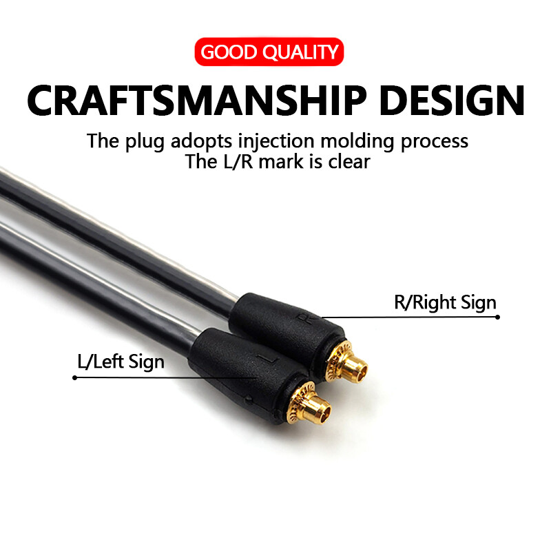Hifi Occ DAC Earphone Cable for Sennheiser IE200 IE300 IE600 IE900 Mic Control