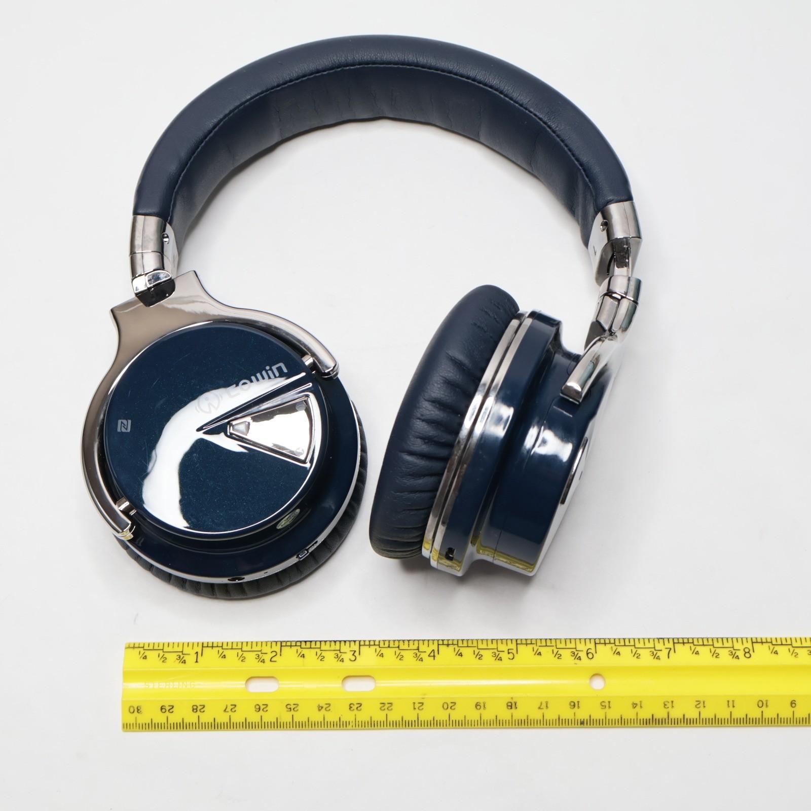 Cowin E7 Active Noise Cancelling Bluetooth Headphones Navy Blue Over Ear