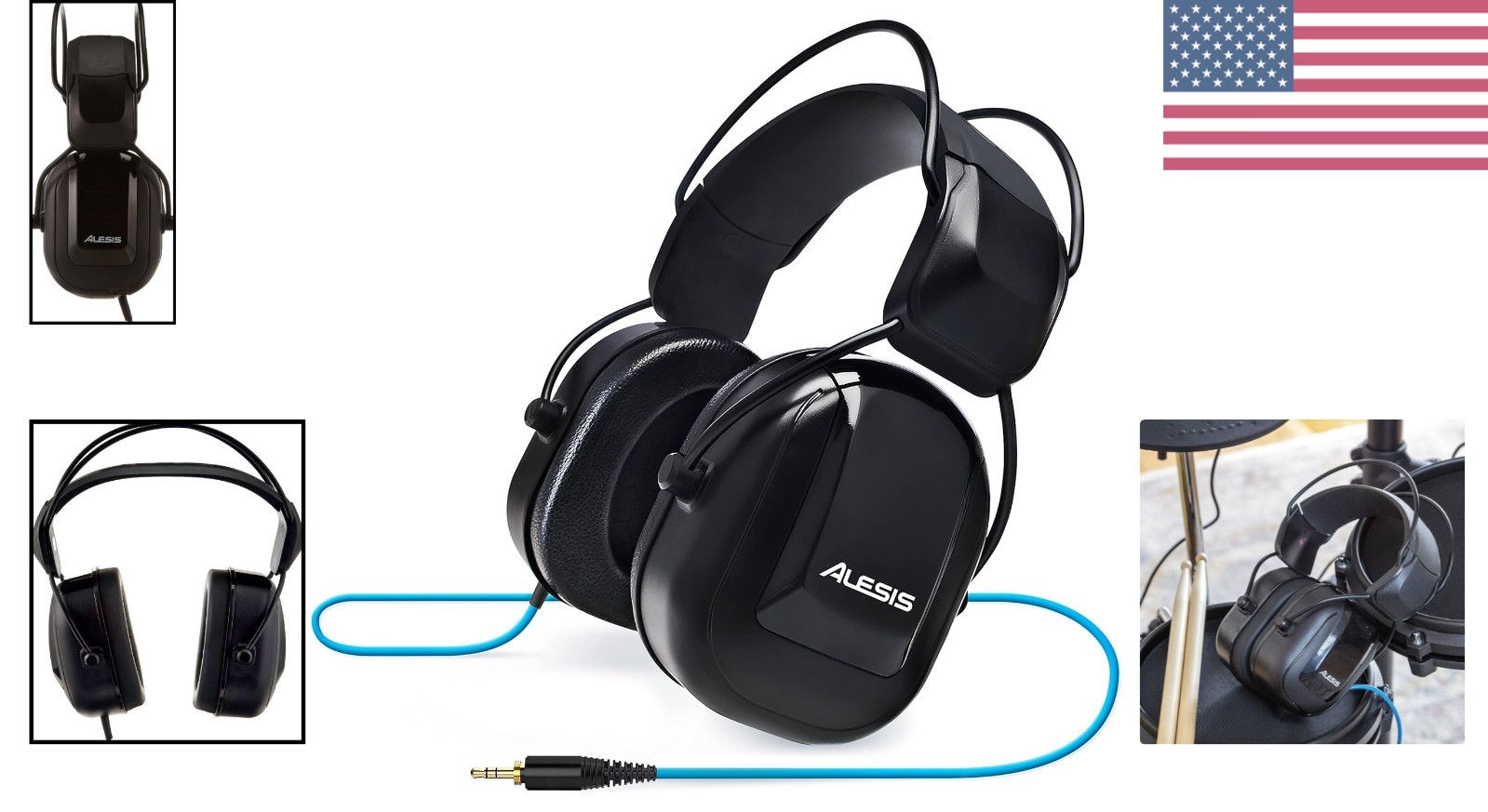 – Audio-Isolation Electronic Drums Headphones for Monitoring, Practice or Sta…