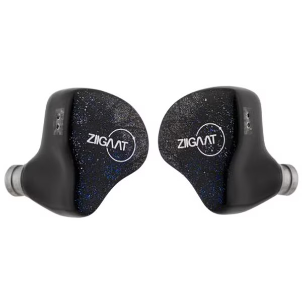 ZiiGaat Lush In-Ear Earphones Hybrid 1DD 4BA Silver Blue ZII012 R87240574