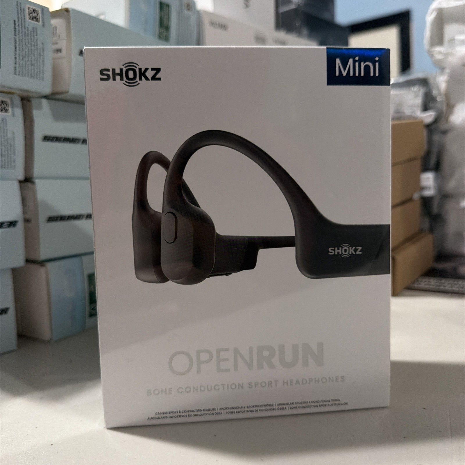 SHOKZ OpenRun Mini Bone Conduction Bluetooth Sport Headphones NEW IN BOX