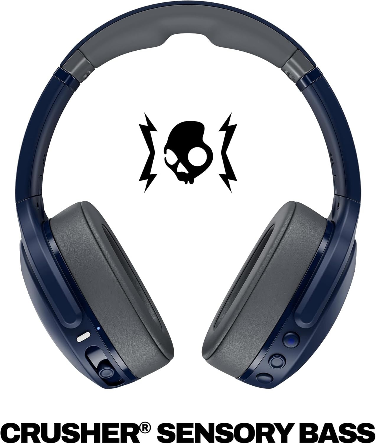NEW Skullcandy Crusher Evo Wireless Bluetooth Over Ear Headphones Midnight Blue