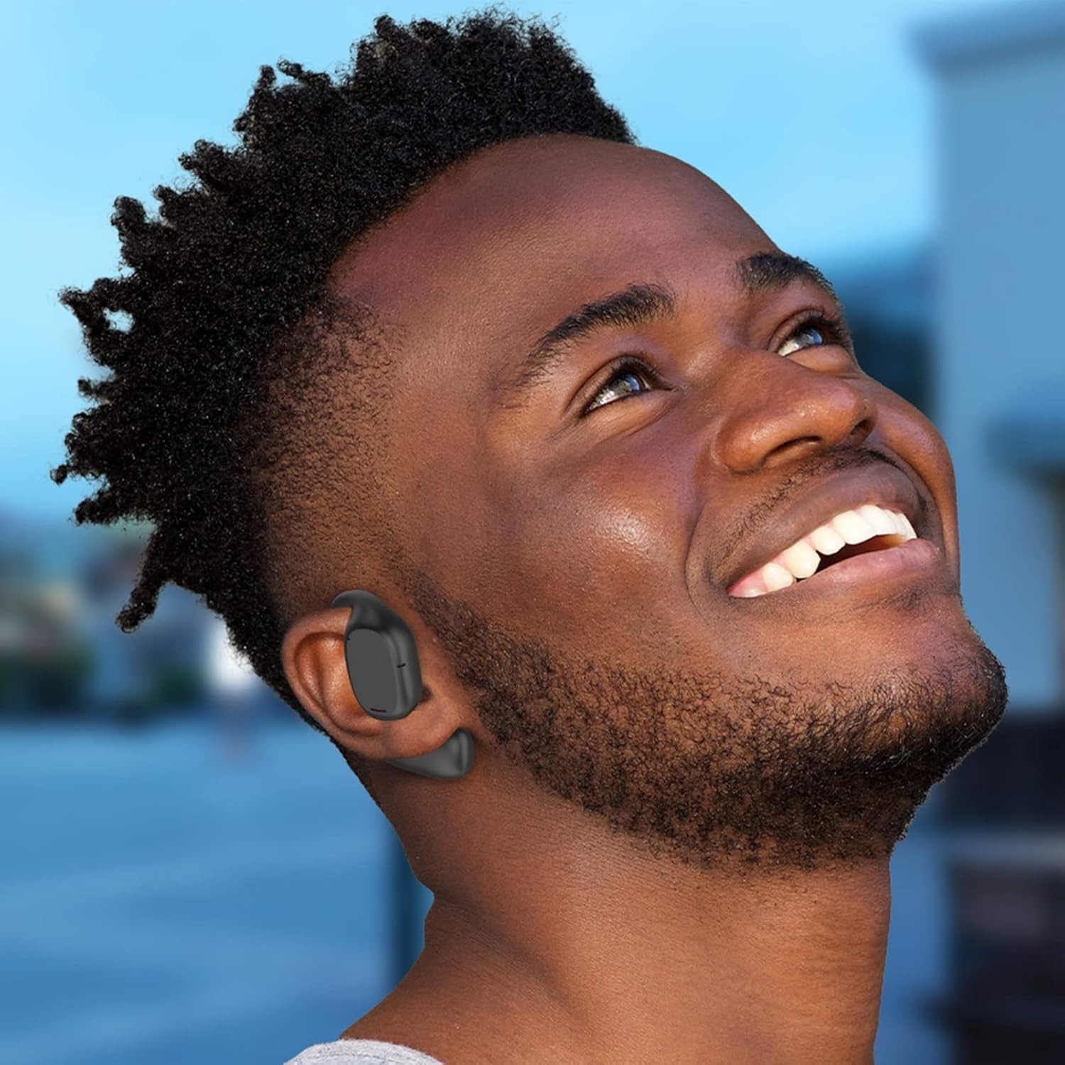Bluetooth 5.3 Open Ear Headphones: Comfort & Clarity with 16 Hours Battery Life