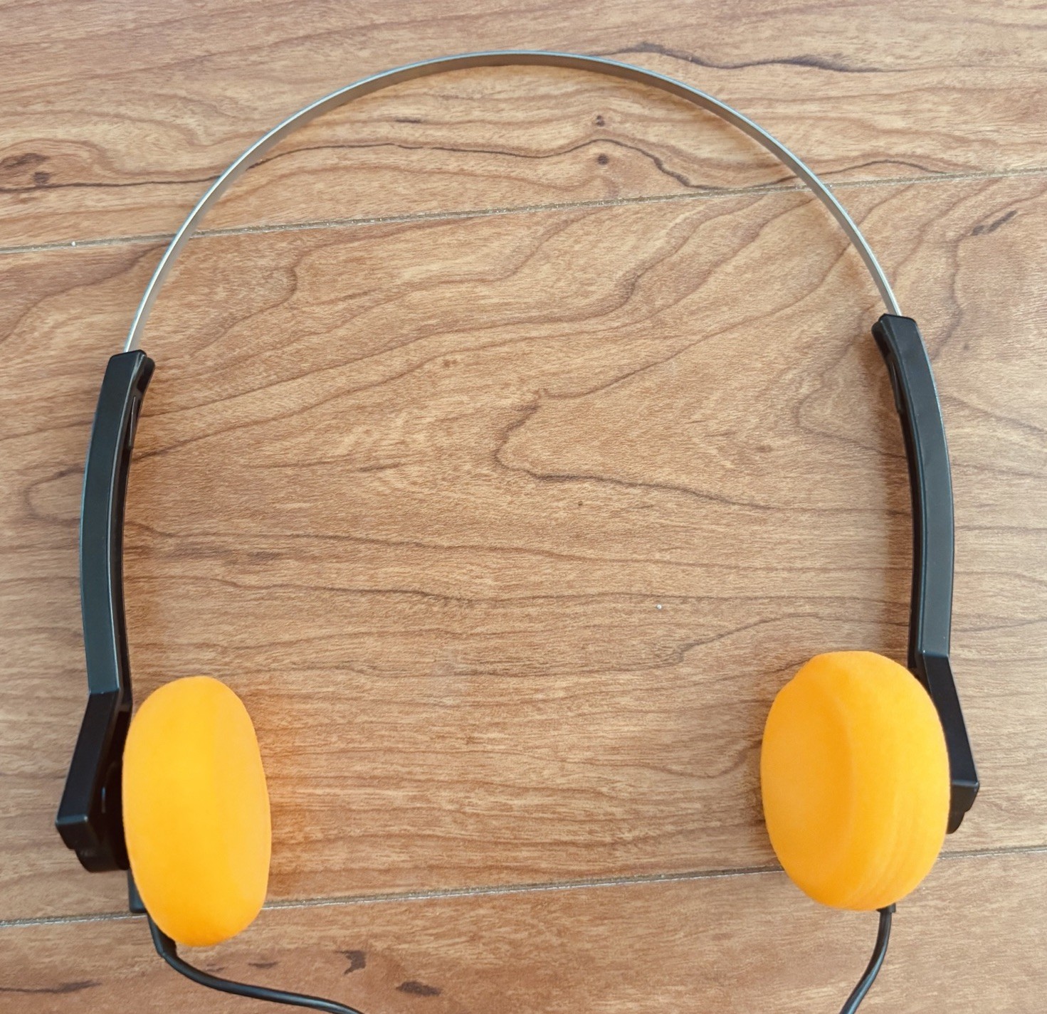 Retro GE Walkman Lightweight Headphones w/ Orange Pads – Guardians Of Galaxy