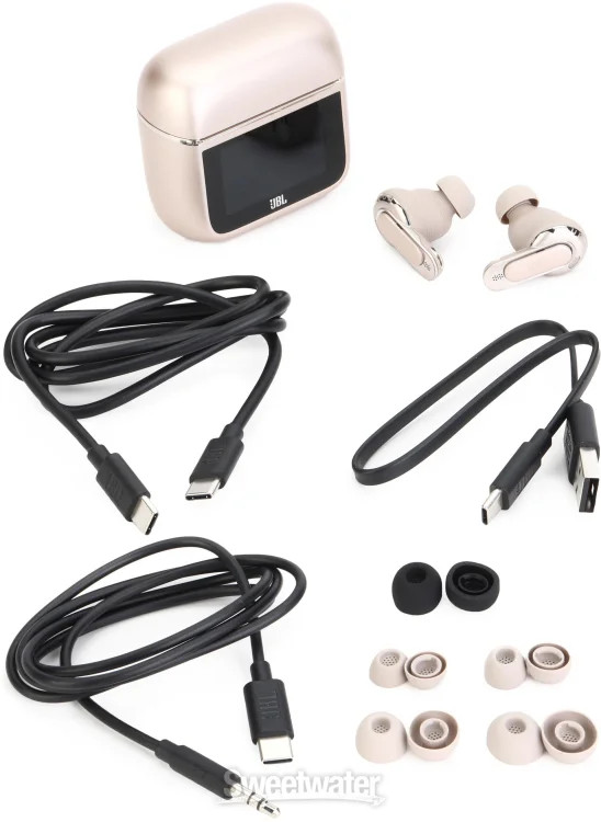 JBL Tour Pro 3 True Wireless Noise-canceling Earbuds – Latte