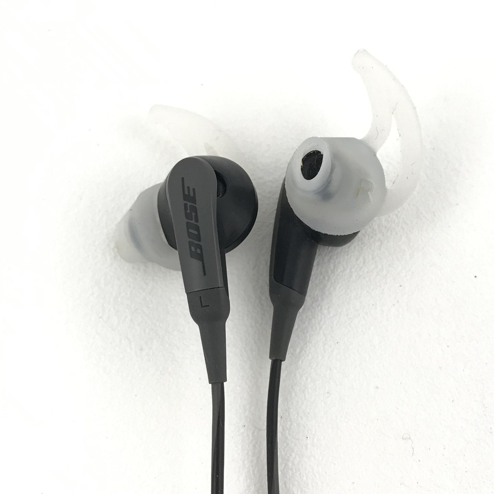 Bose Soundsport In-Ear Wired 3.5mm Earphones with Apple Controls -Charcoal Black
