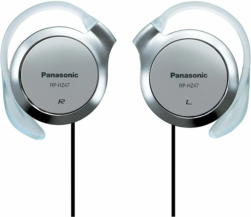 Panasonic clip headphone silver RP-HZ47-S new