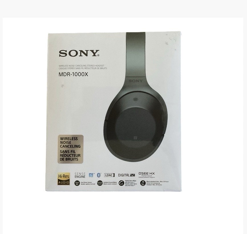 Sony MDR-1000X Wireless Noise Cancelling Stereo Headset Black