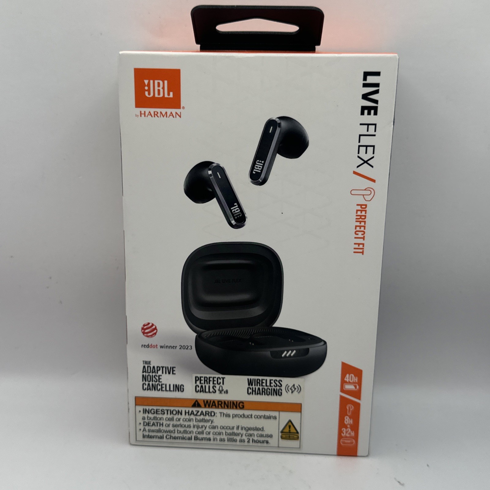 JBL Live Flex Wireless Bluetooth Noise Cancelling Earbuds (New)
