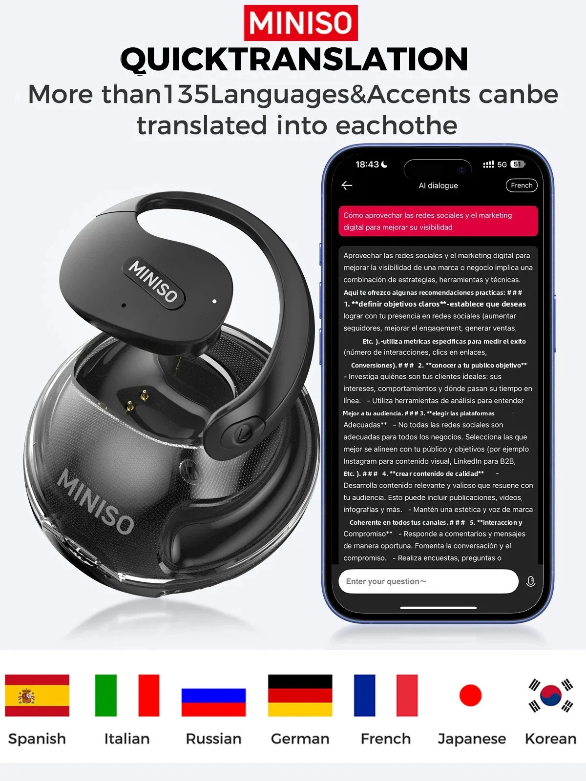 MINISO X15 pro Bluetooth 5.4 Erazer X15 Sports Wireless Headphones
