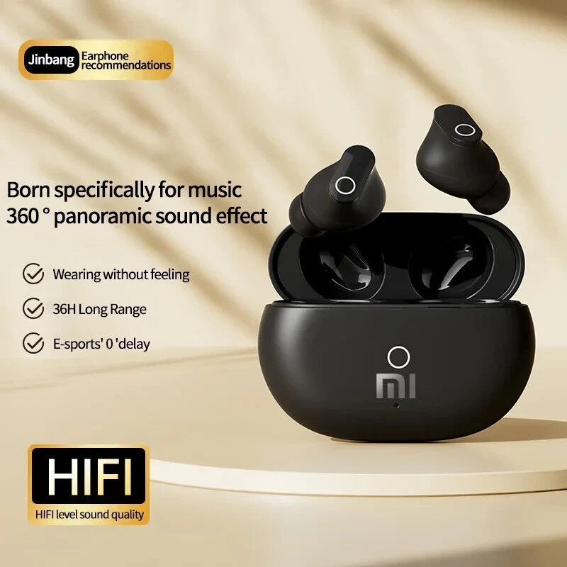 Headphones Xiaomi Redmi Wireless Bluetooth 5.3 18 Hours Listen Ip6 Black***