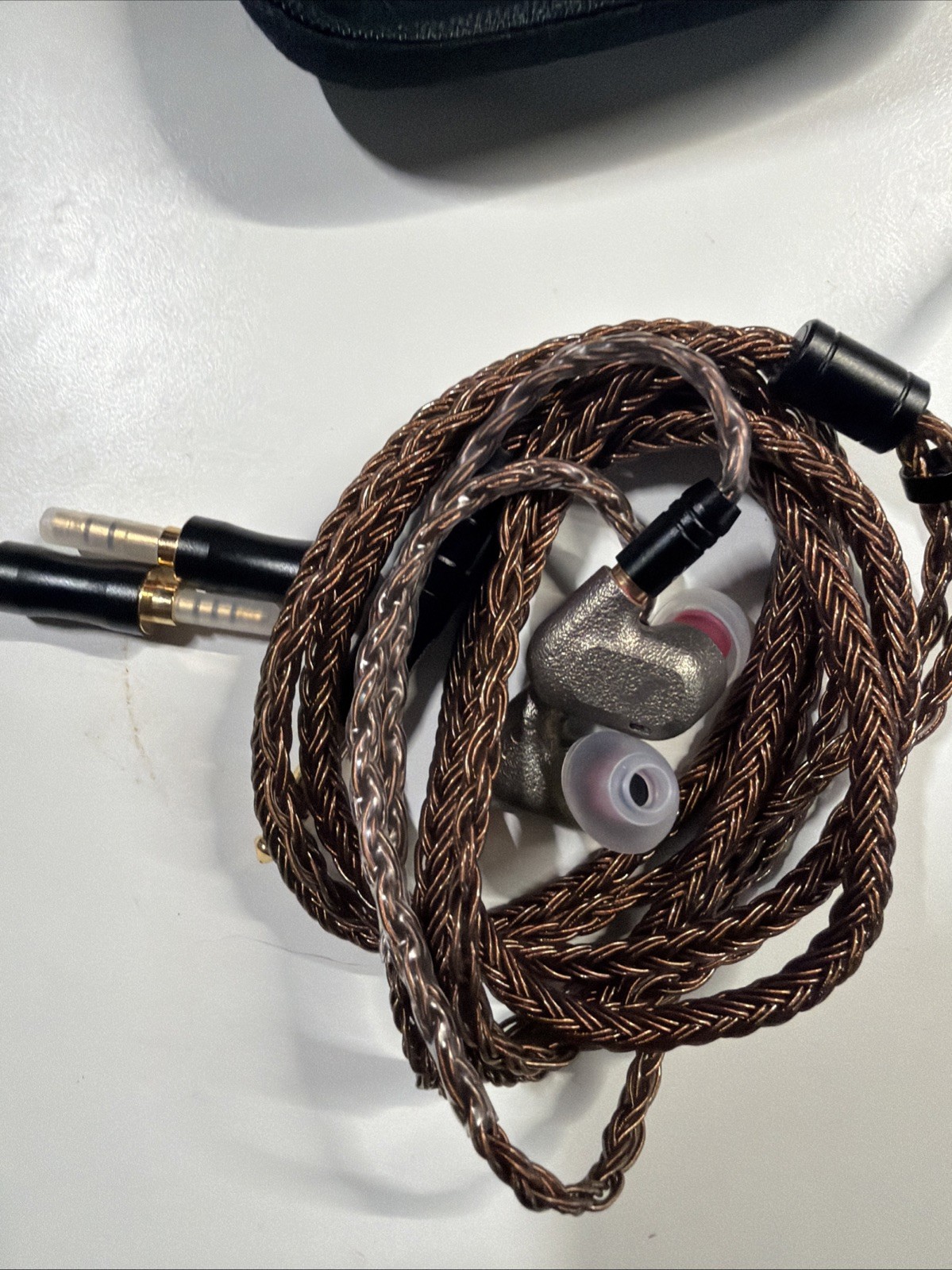 Sennheiser IE 600 IE600 Wired IEMs Silver With After Market Cables Crutchfield